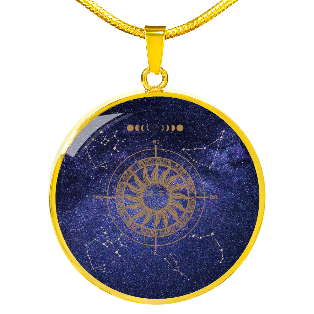 GIft Message Zodiac necklace