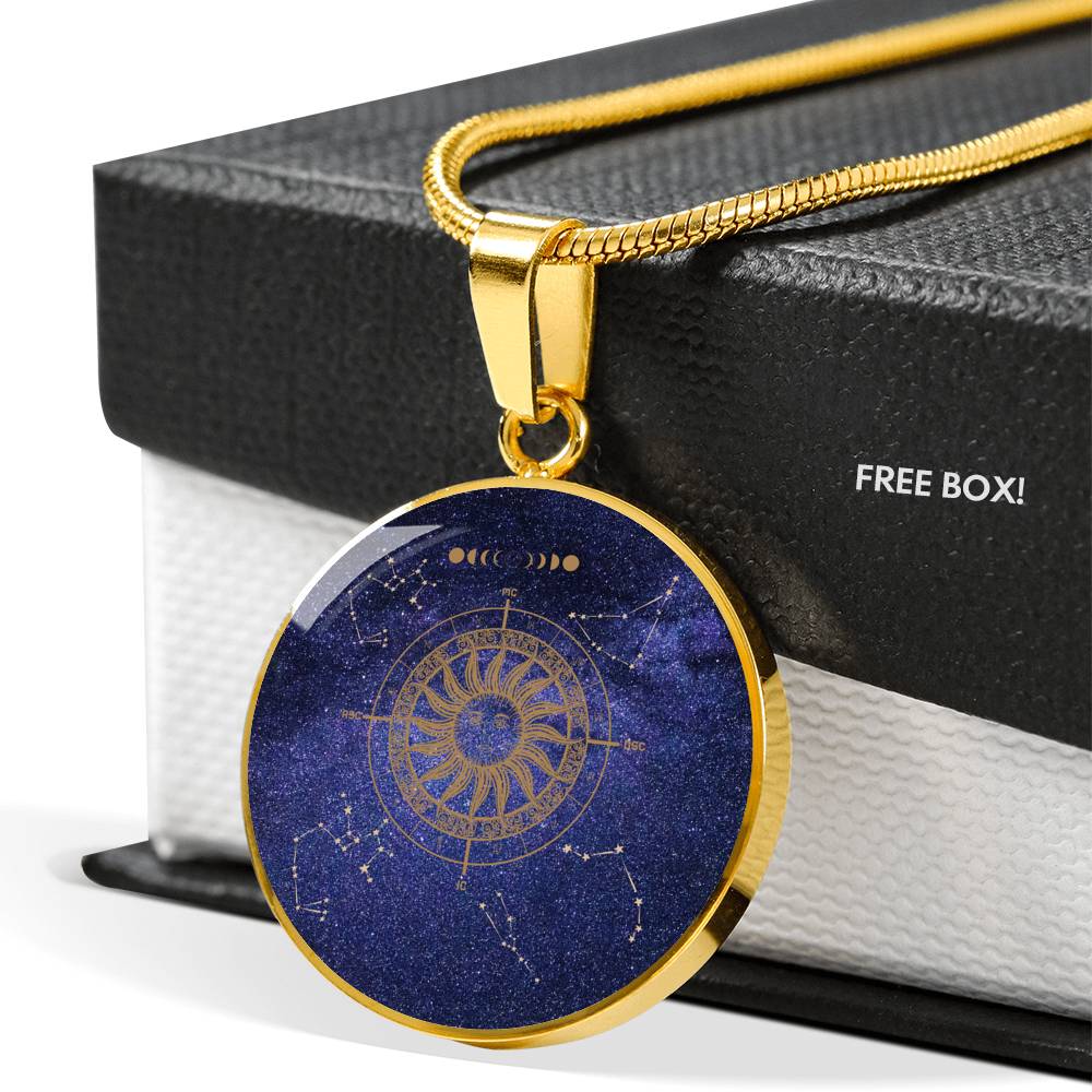 GIft Message Zodiac necklace