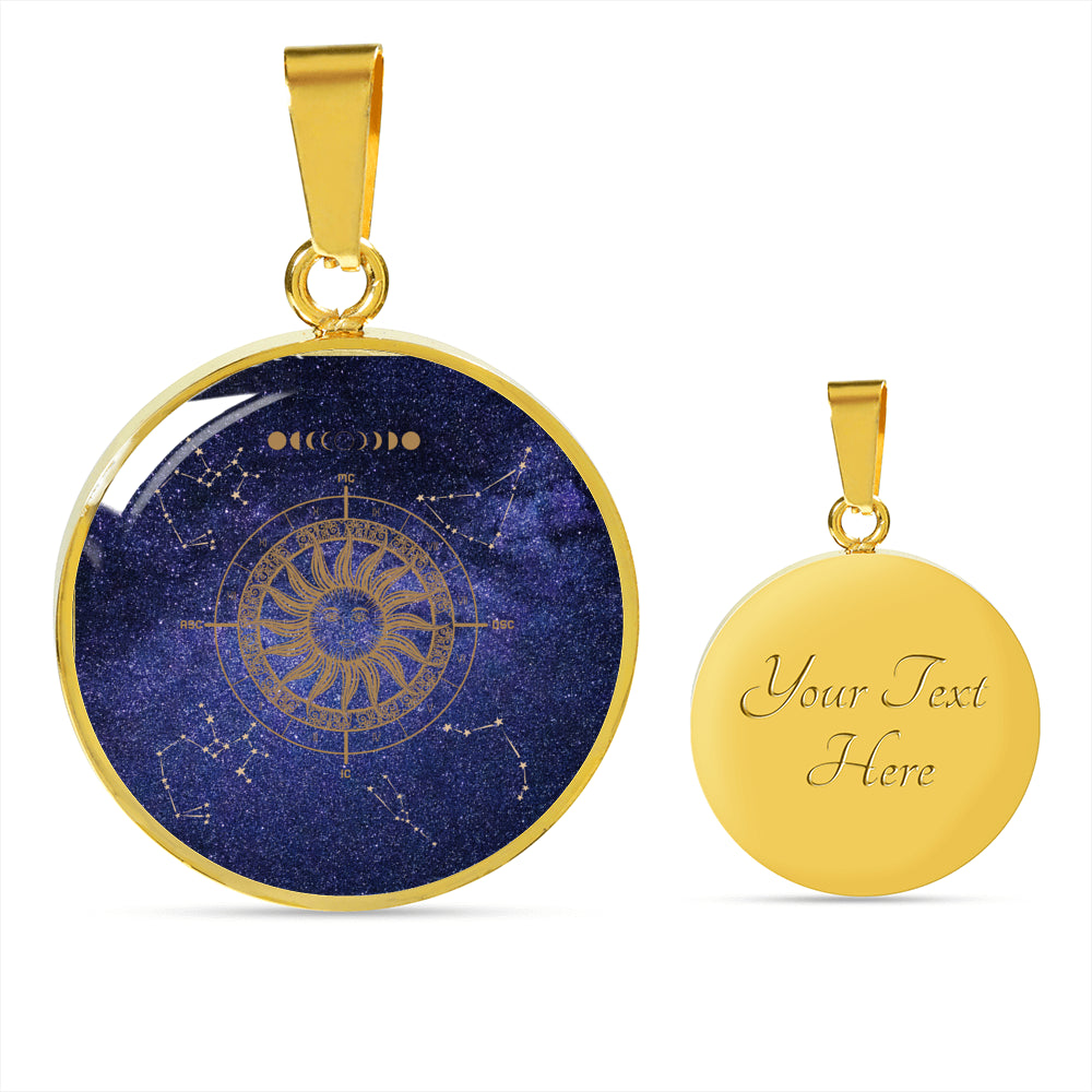 GIft Message Zodiac necklace