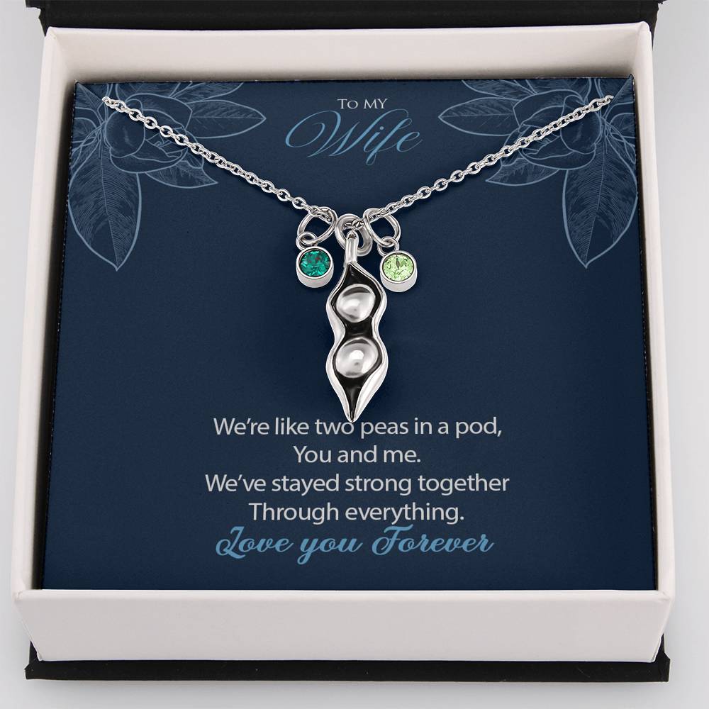 For my wife Pearl Pod Necklace