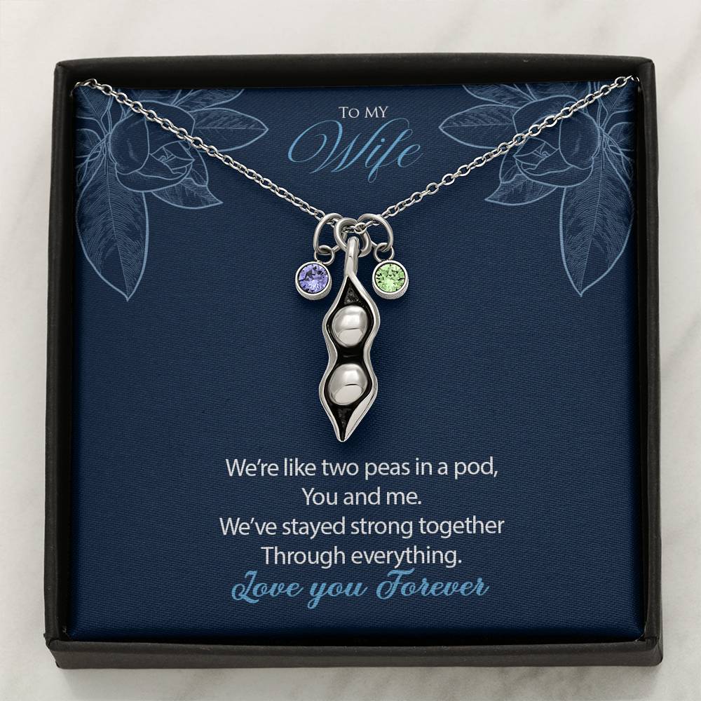 For my wife Pearl Pod Necklace
