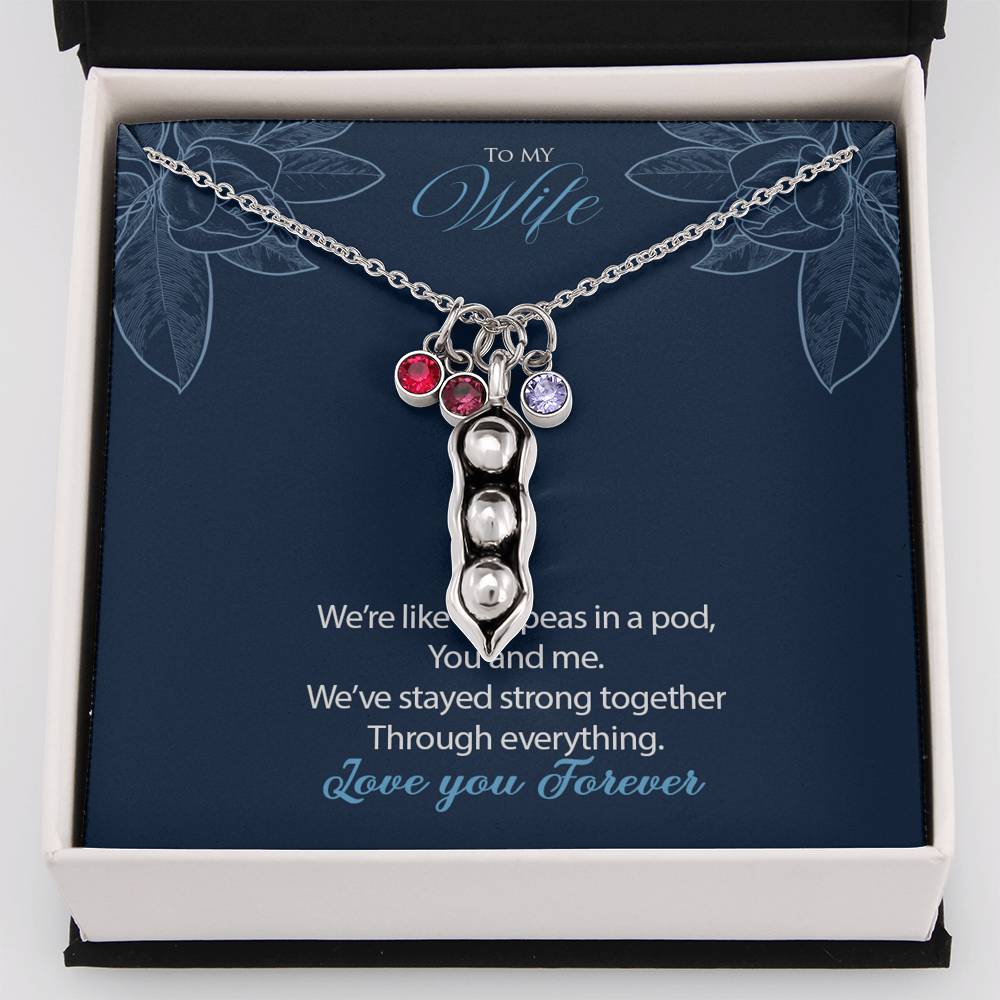 For my wife Pearl Pod Necklace