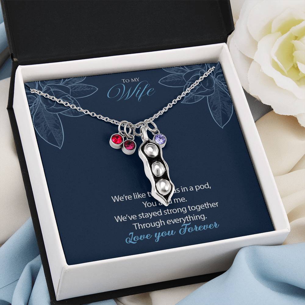 For my wife Pearl Pod Necklace