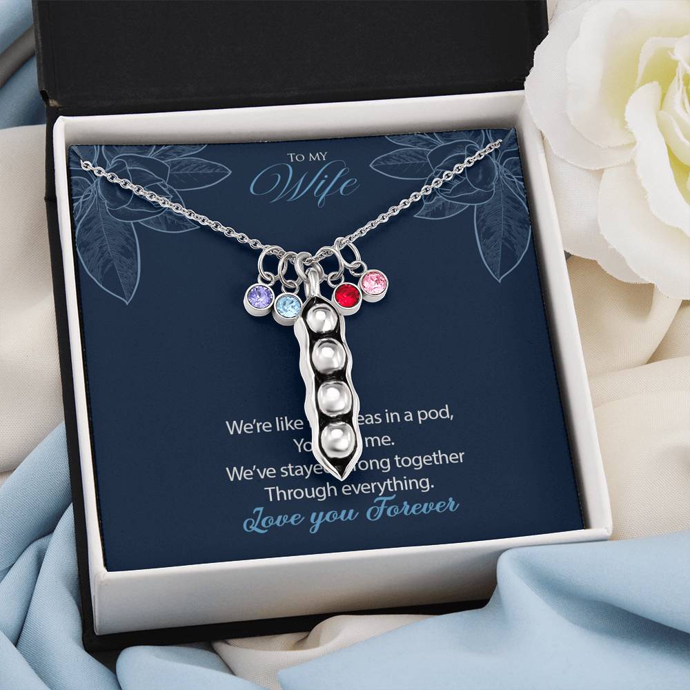 For my wife Pearl Pod Necklace