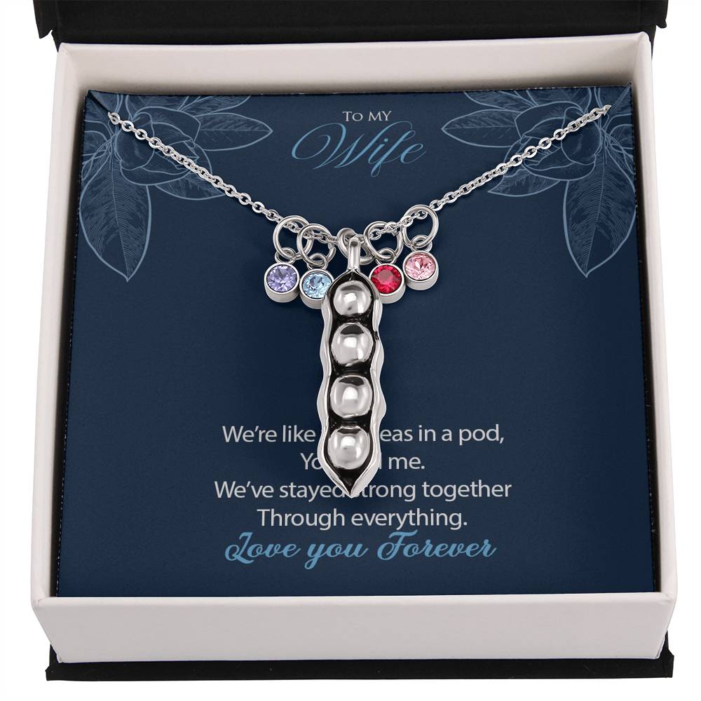 For my wife Pearl Pod Necklace