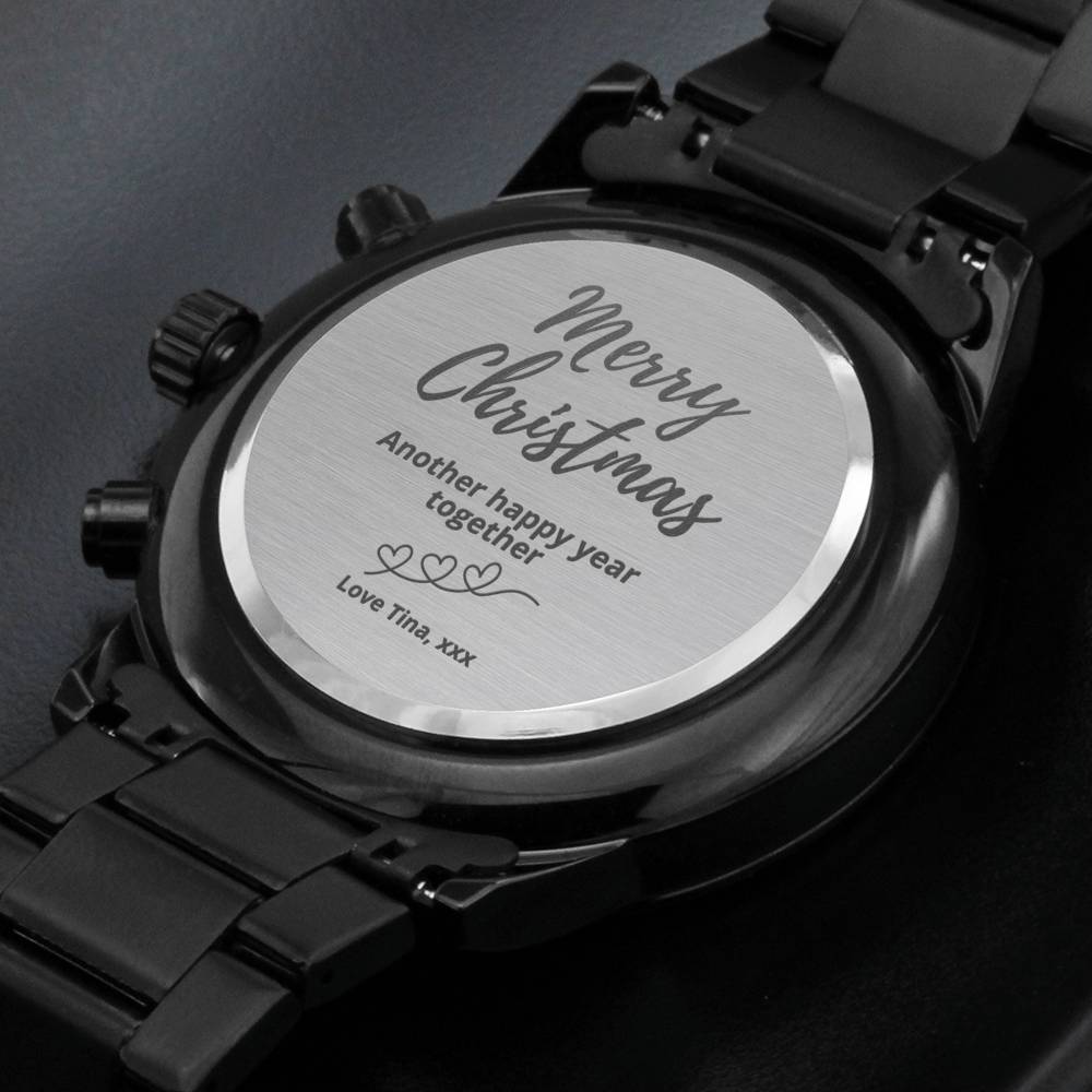 Gift Message, Personalized Christmas Watch