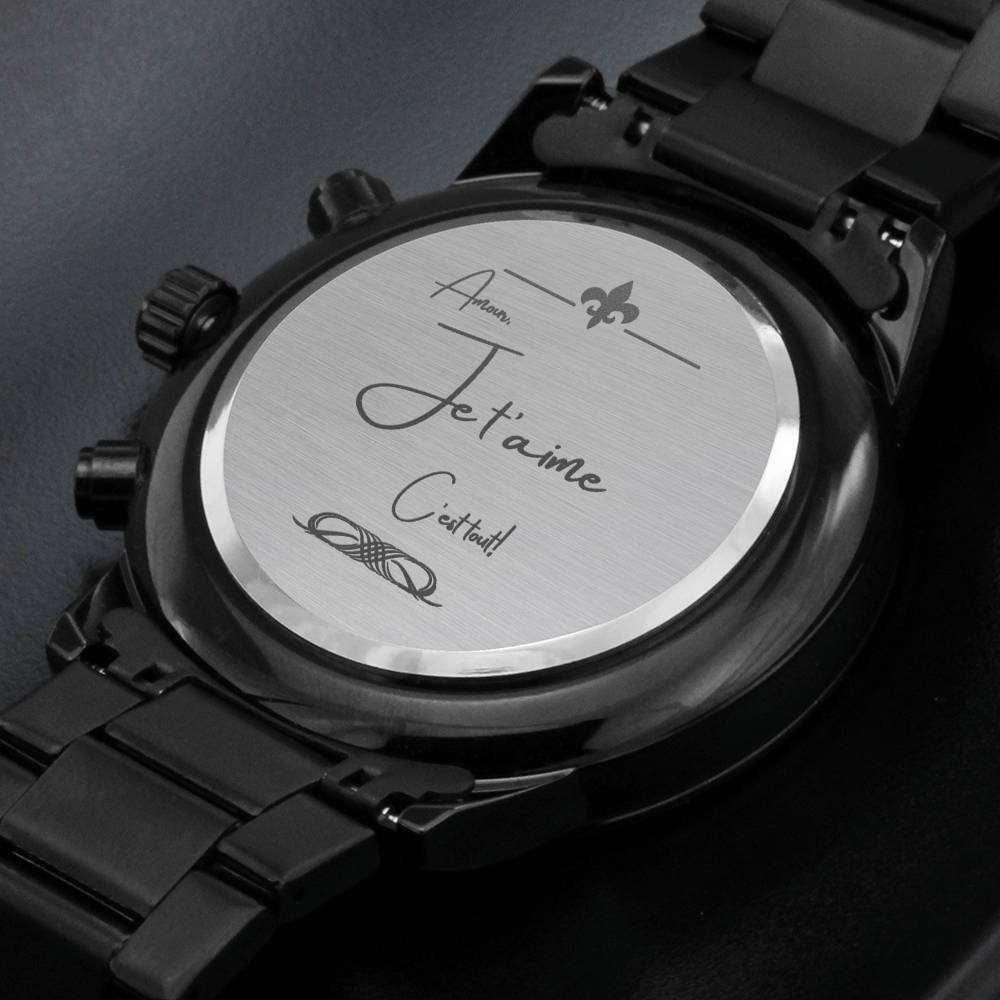 The French Gift Message Watch for him