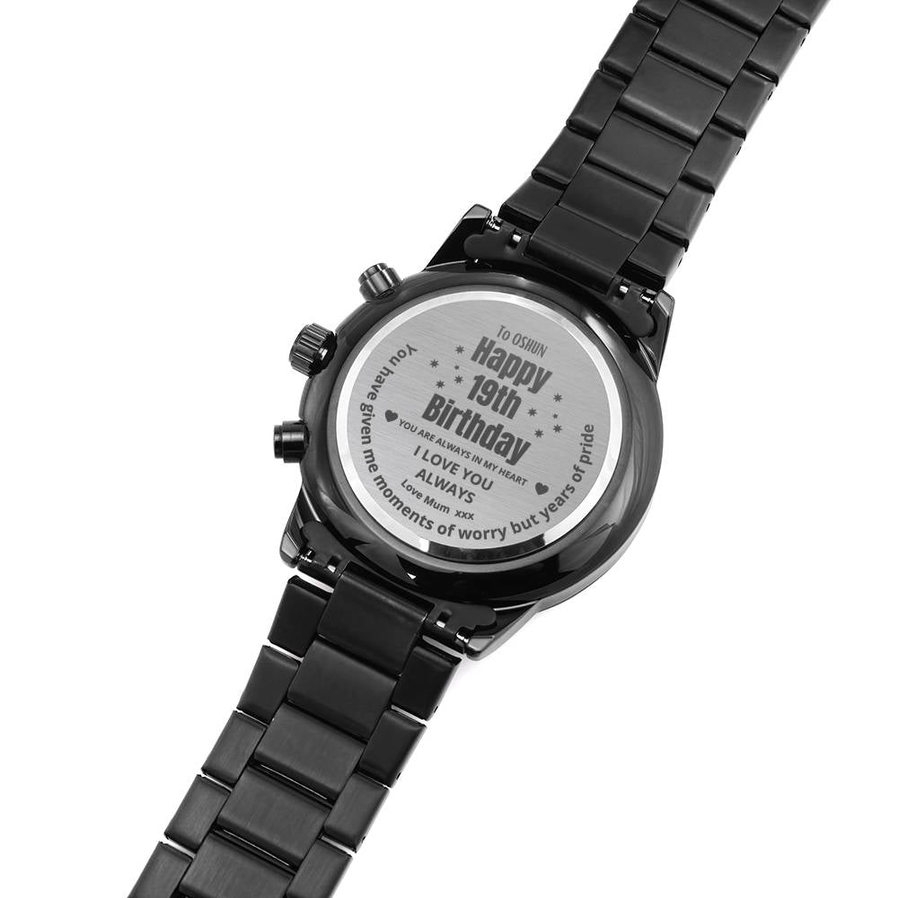 Gift Message 19th Birthday Watch