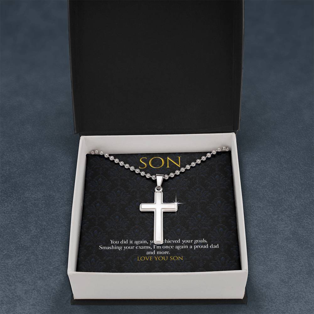Gift Message graduation pendant for son