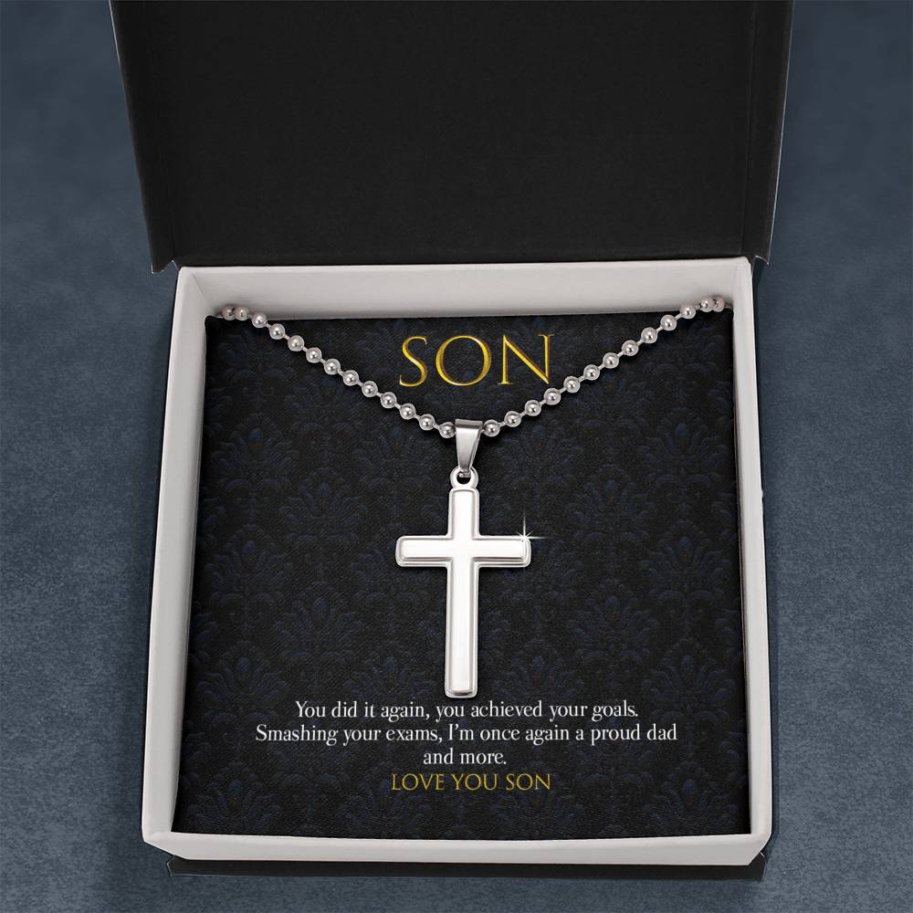 Gift Message graduation pendant for son