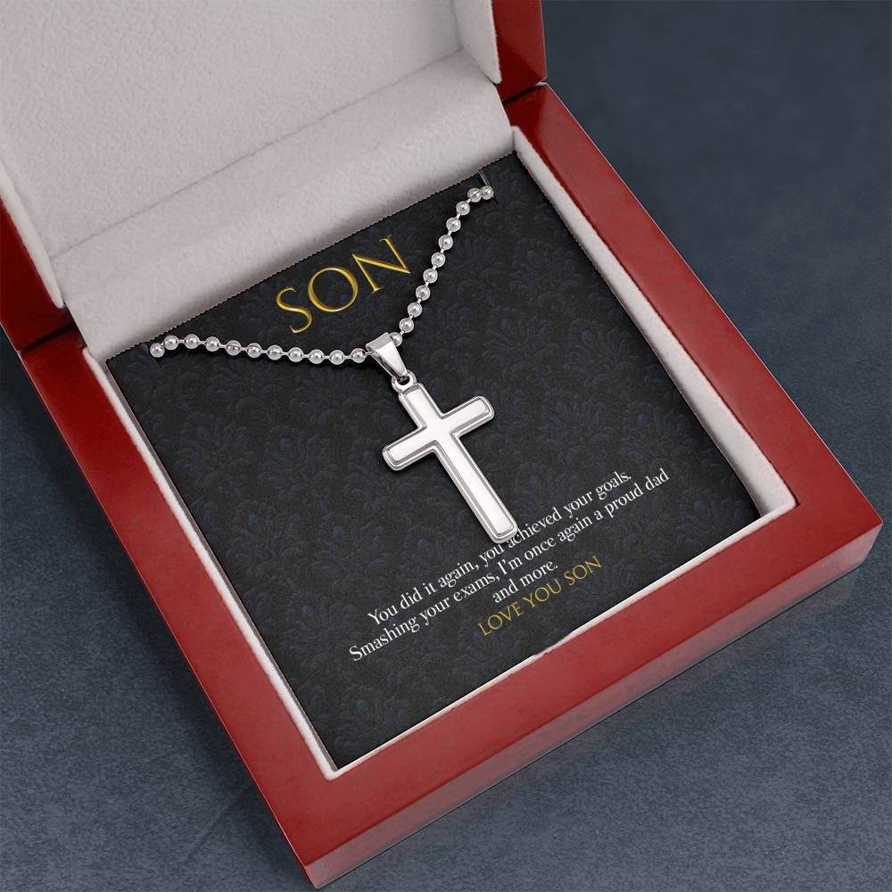 Gift Message graduation pendant for son