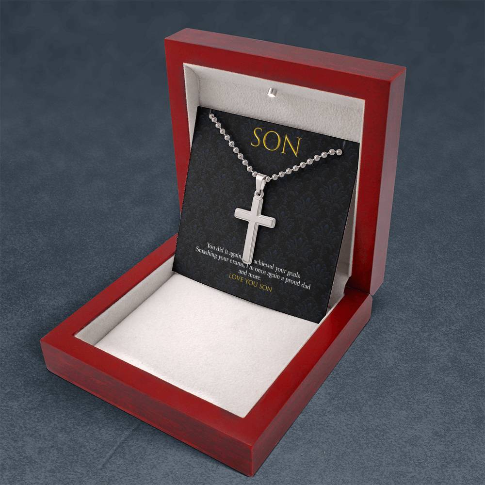 Gift Message graduation pendant for son