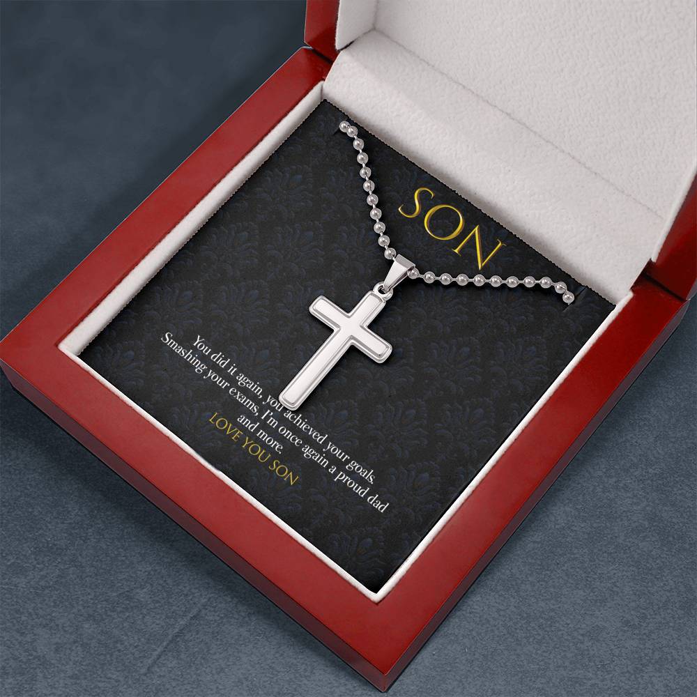 Gift Message graduation pendant for son