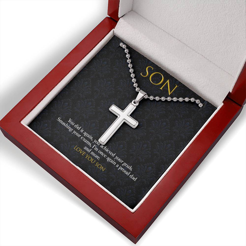 Gift Message graduation pendant for son
