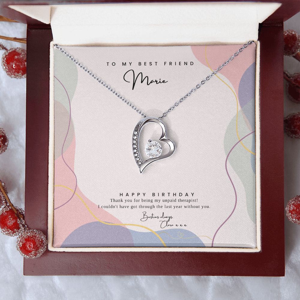 Best friend Heart pendant