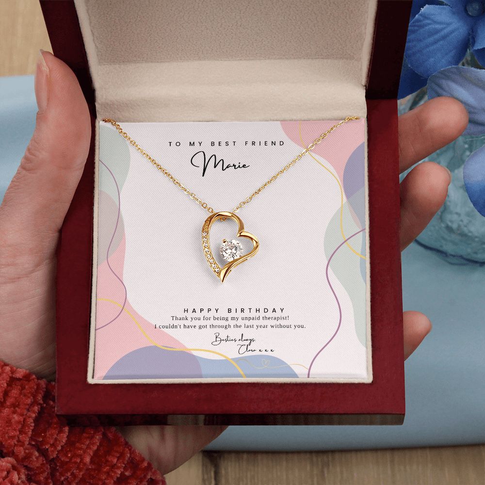Best friend Heart pendant