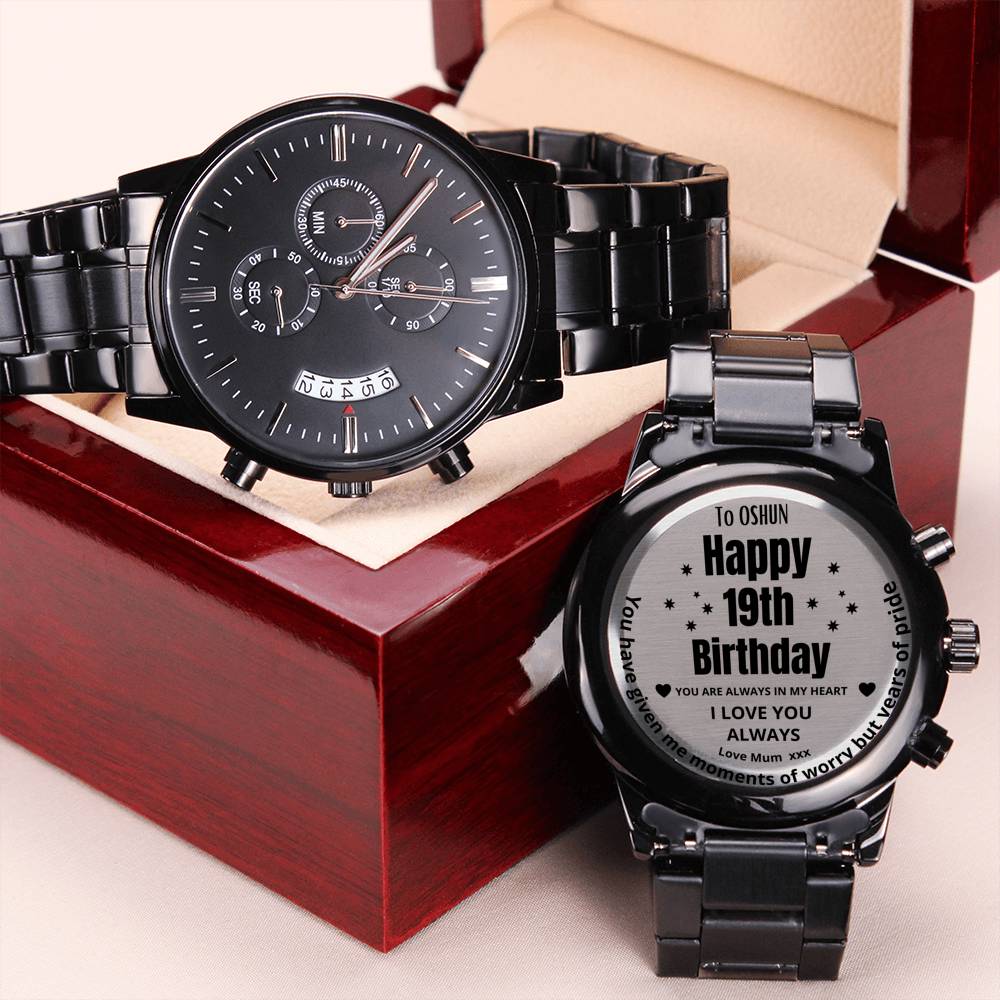 Gift Message 19th Birthday Watch