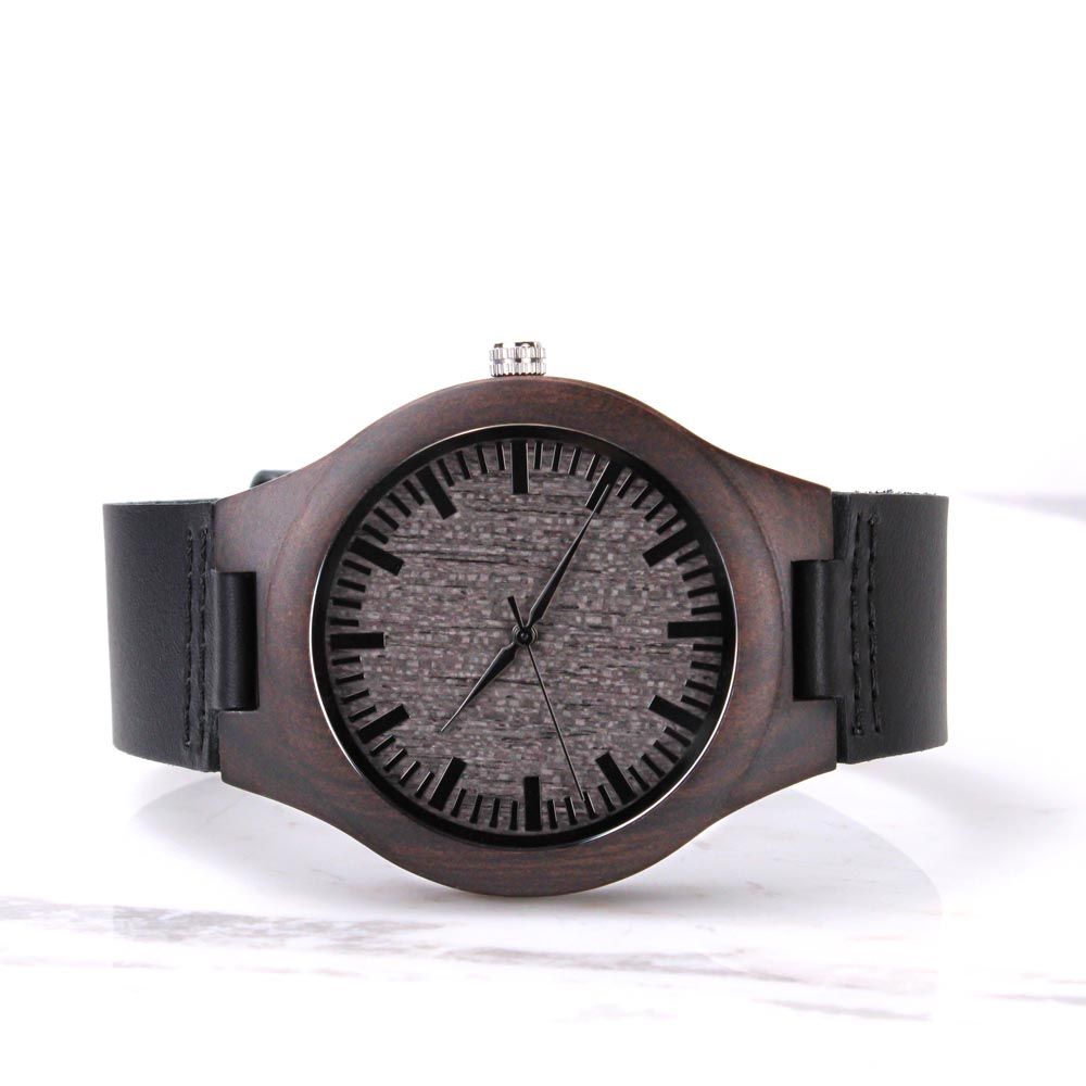 Gift Message Watch for Biker Boyfriend