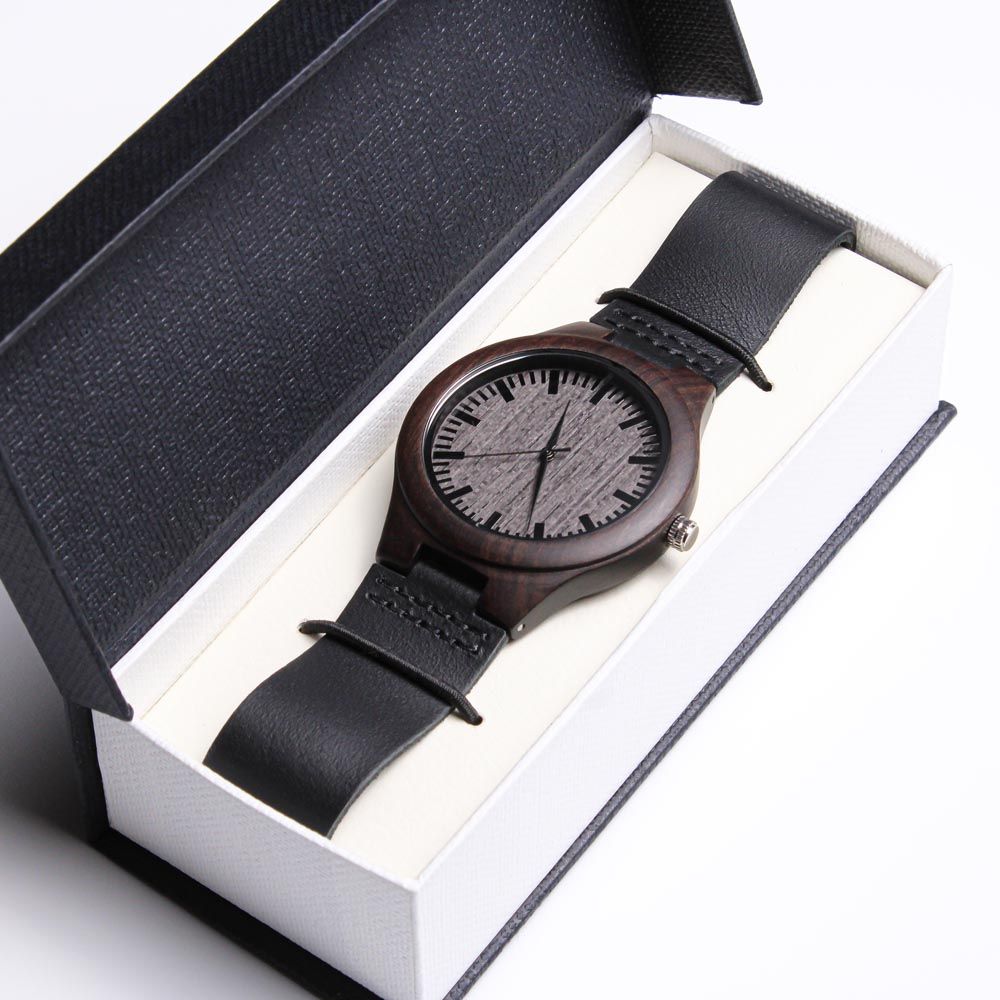Gift Message Watch for Biker Boyfriend