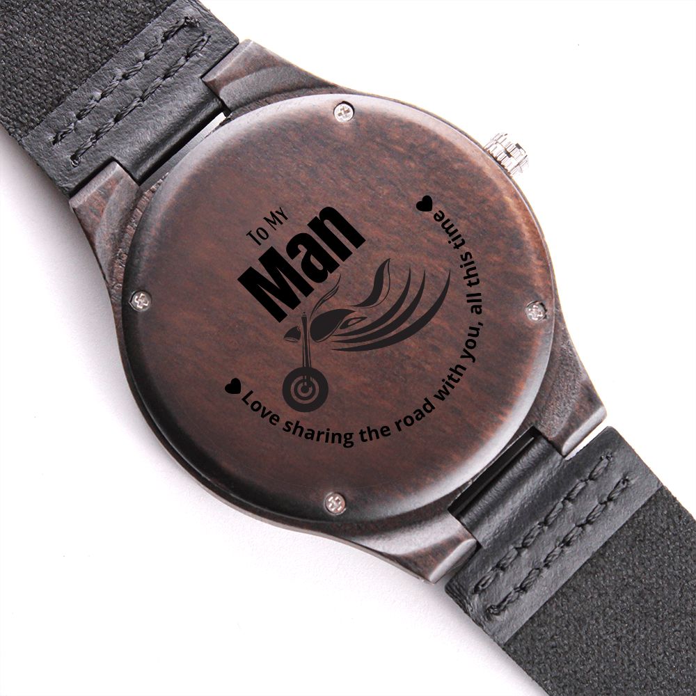 Gift Message Watch for Biker Boyfriend