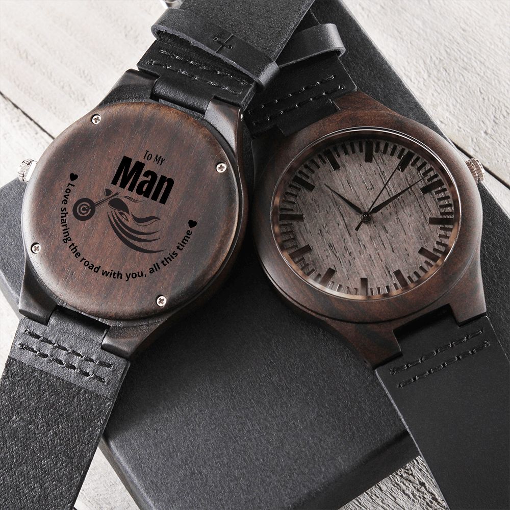 Gift Message Watch for Biker Boyfriend