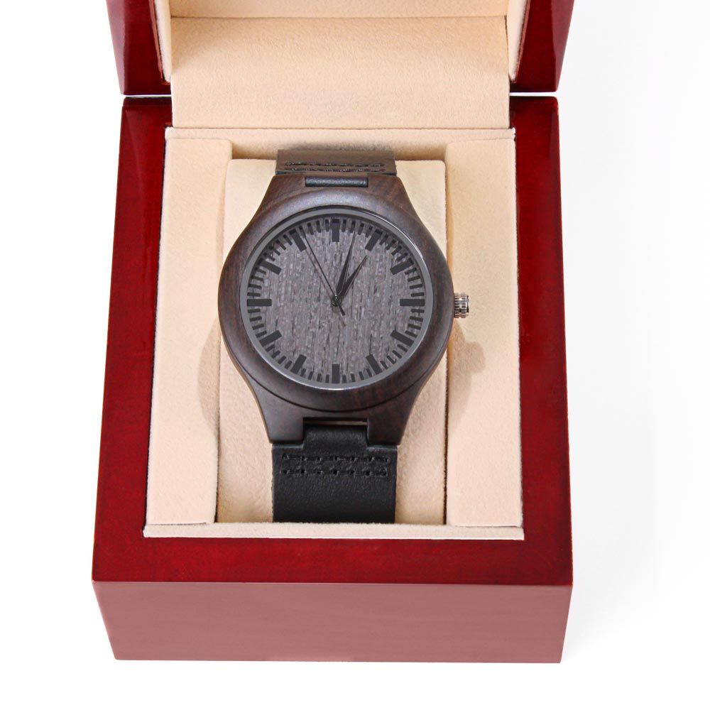 Gift Message Watch for Biker Boyfriend