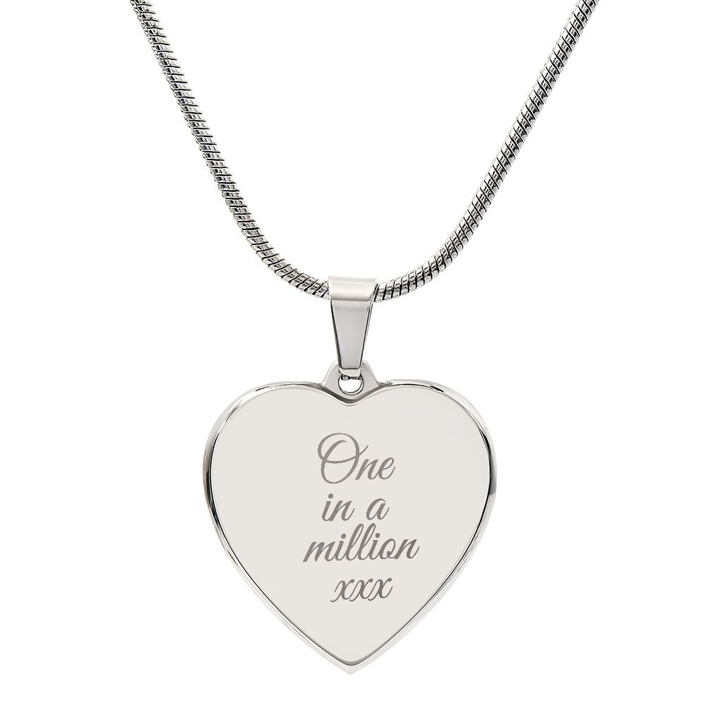 Mothers day One in a million pendant
