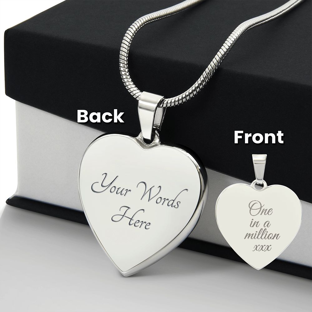 Mothers day One in a million pendant