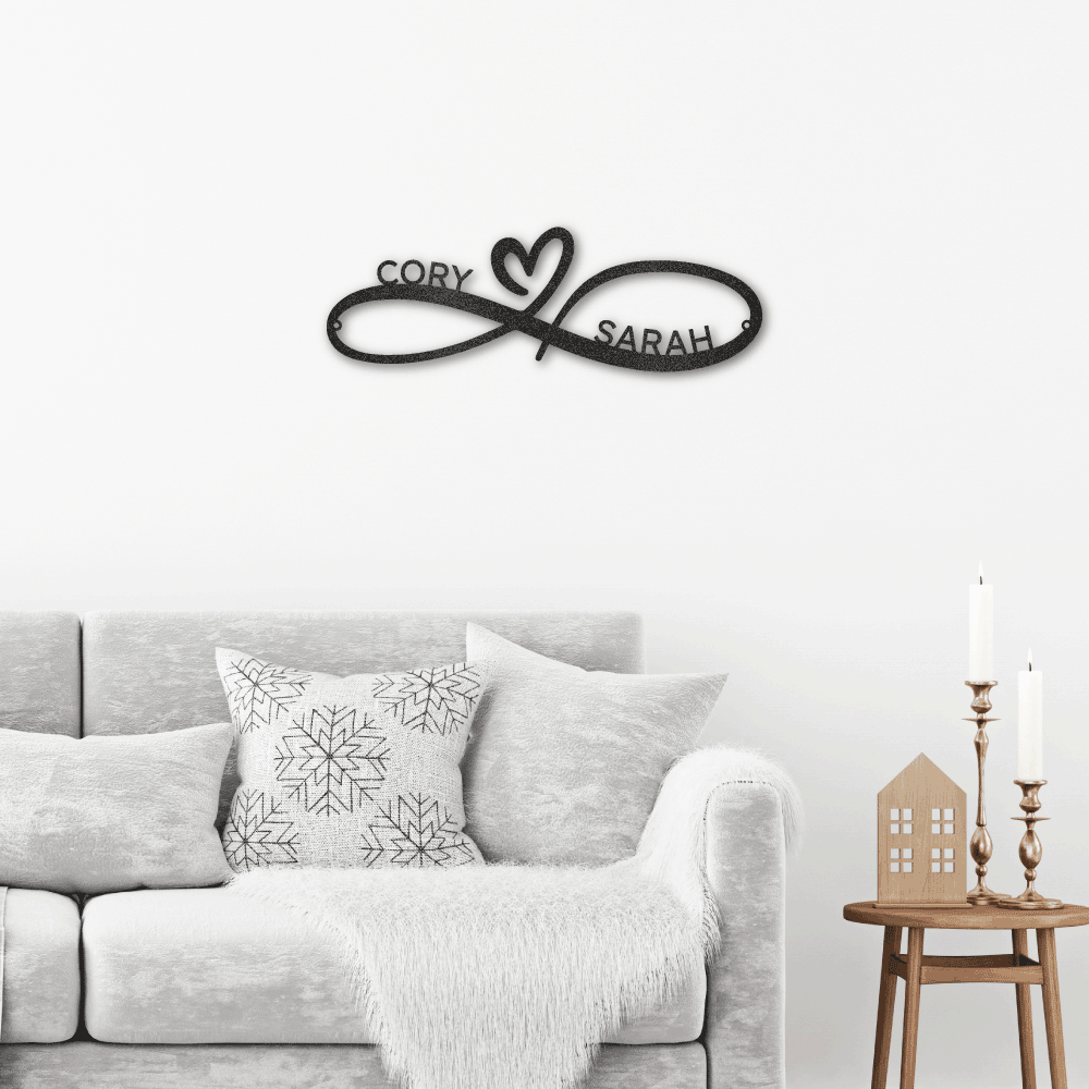 The Gift Message, Couples Personalised Wall art
