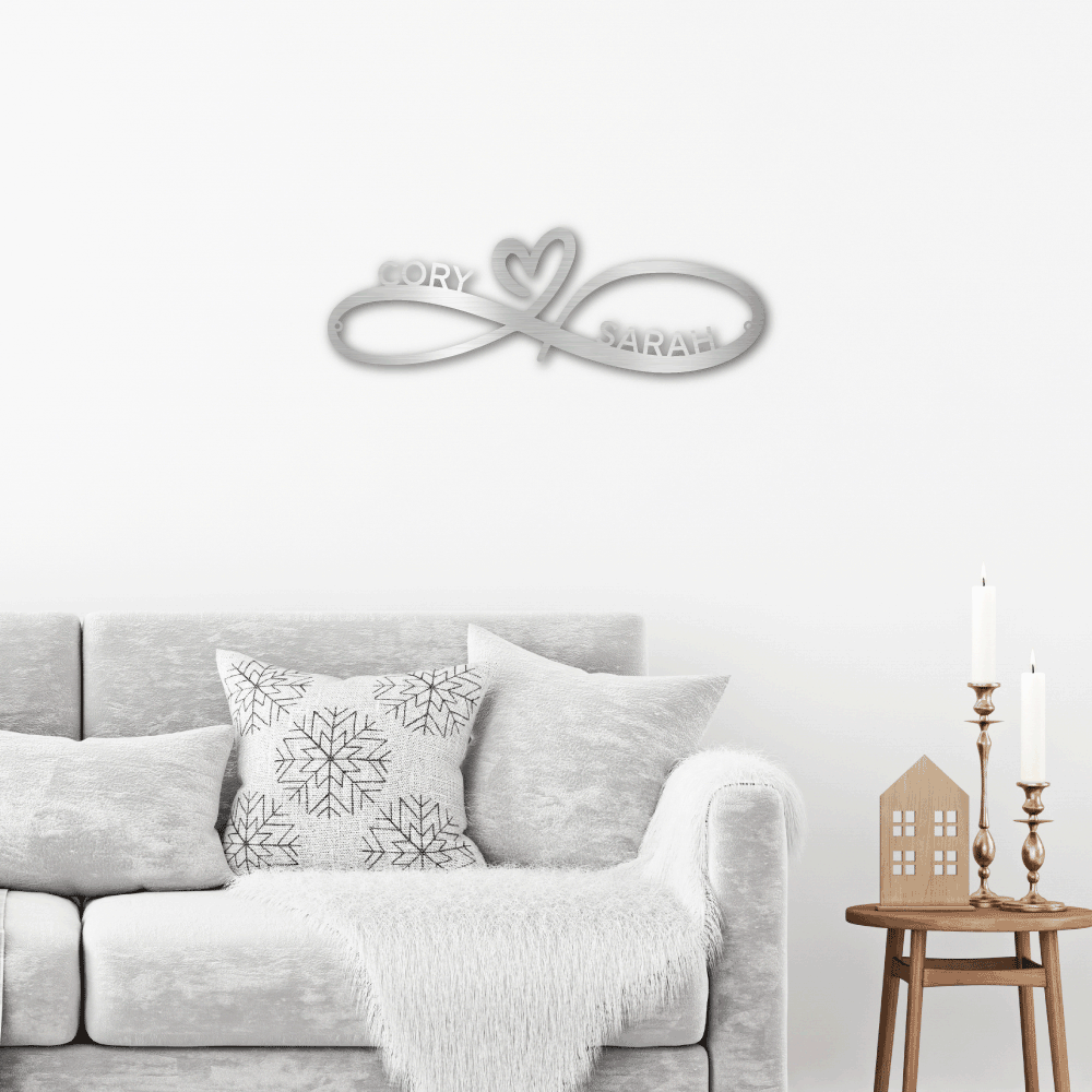 The Gift Message, Couples Personalised Wall art