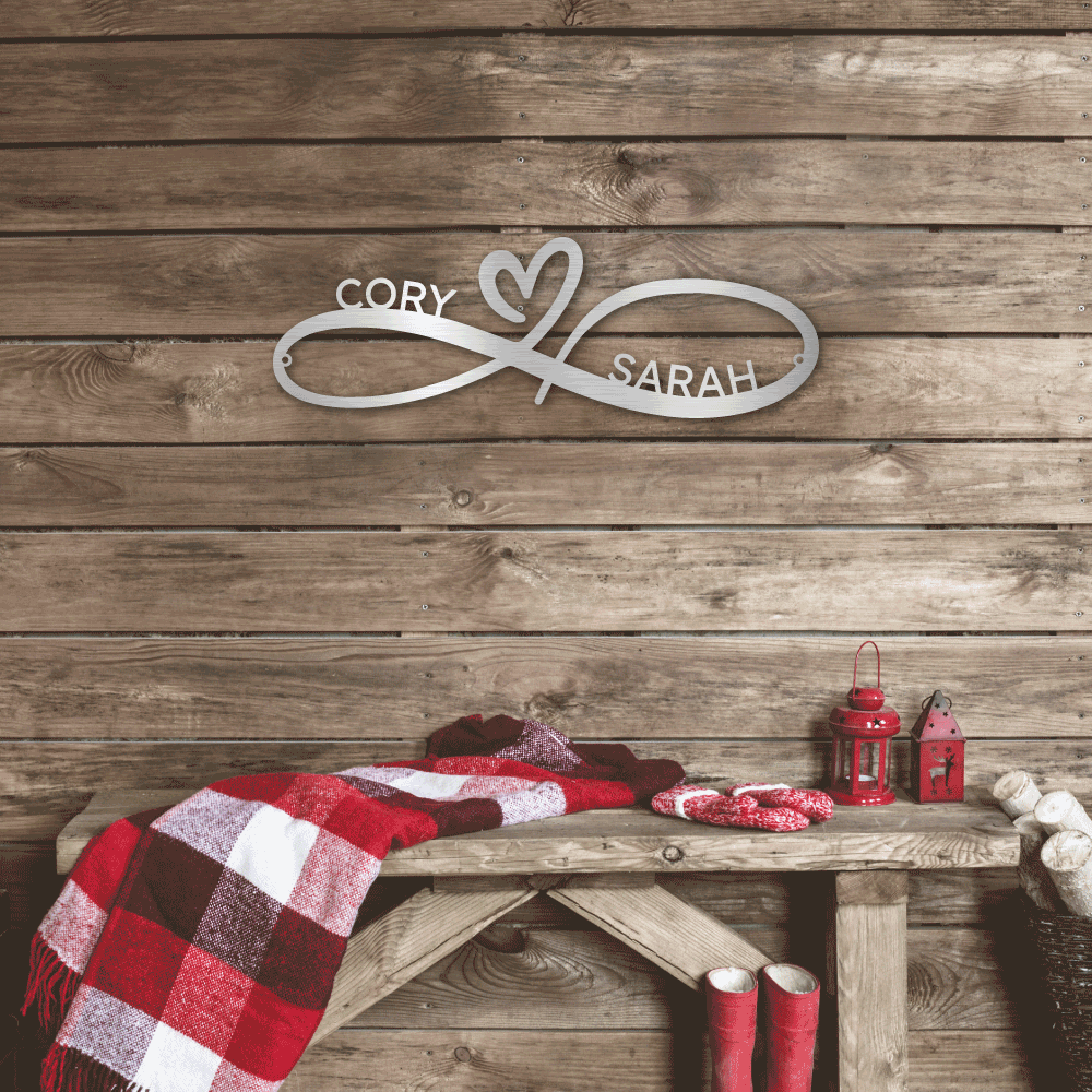 The Gift Message, Couples Personalised Wall art