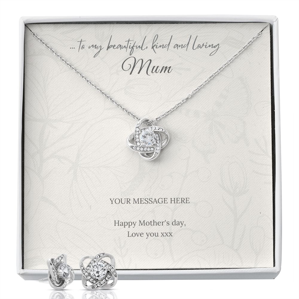 Custom Mothers Day Gift Message Pendant