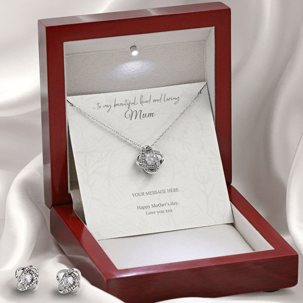 Custom Mothers Day Gift Message Pendant