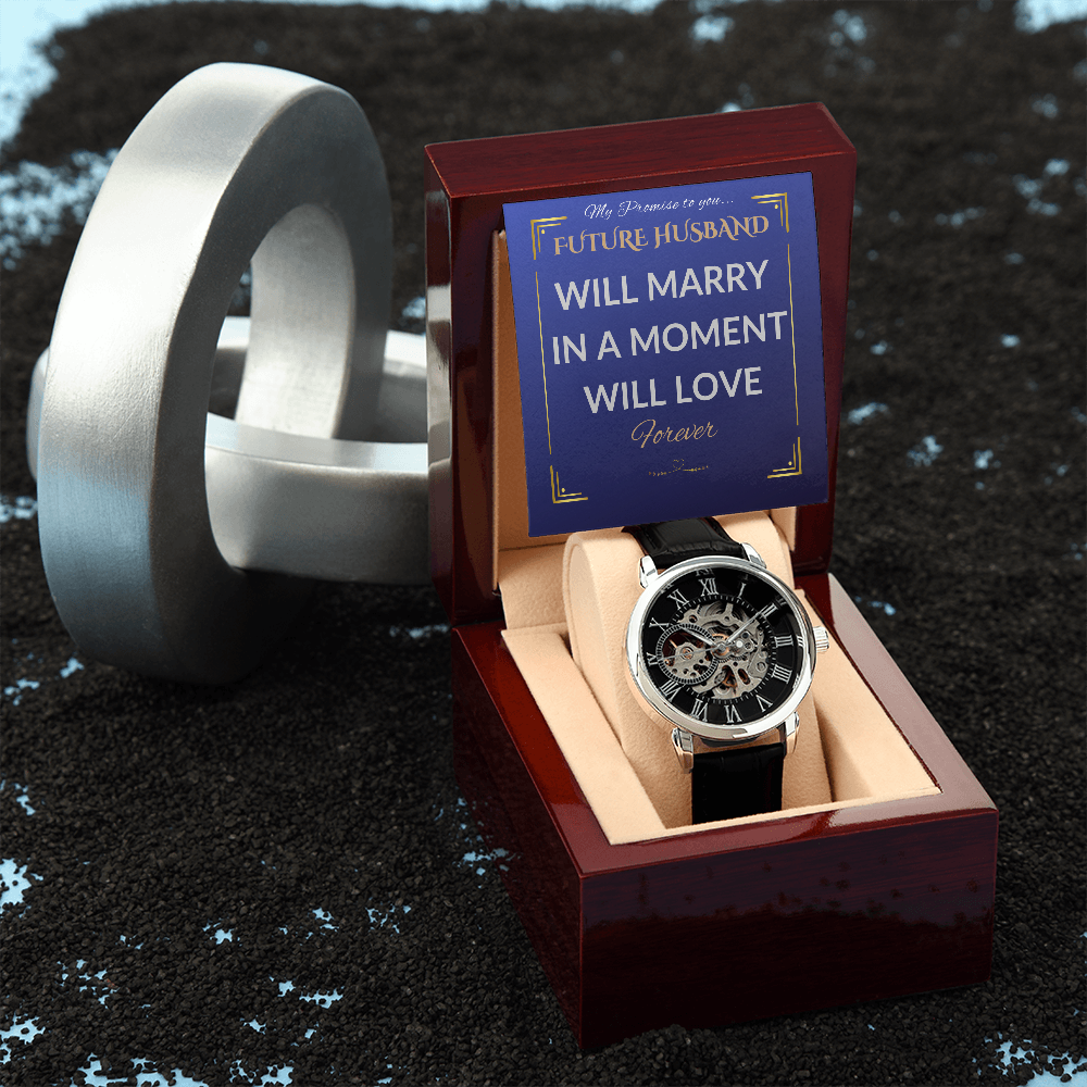 Future Husband to be Promise Openwork Watch