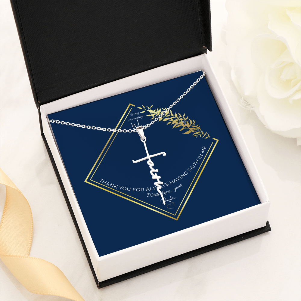 Mum faith necklace