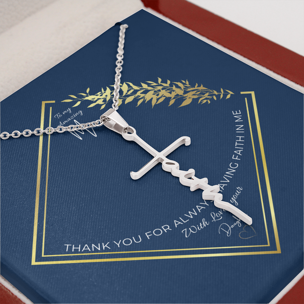 Mum faith necklace
