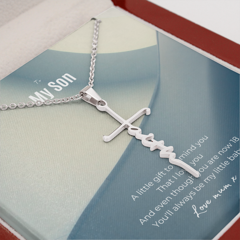 To my son have faith 18th Birthday gift