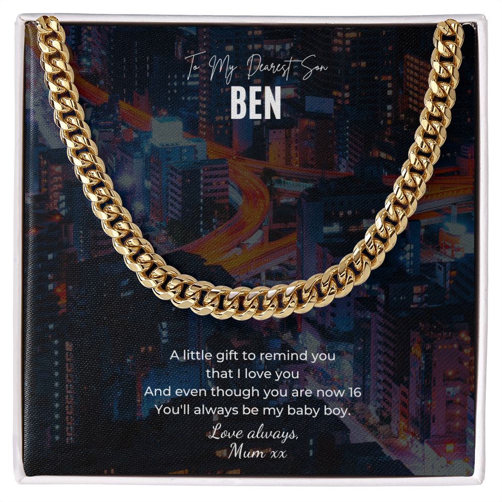 My son Ben