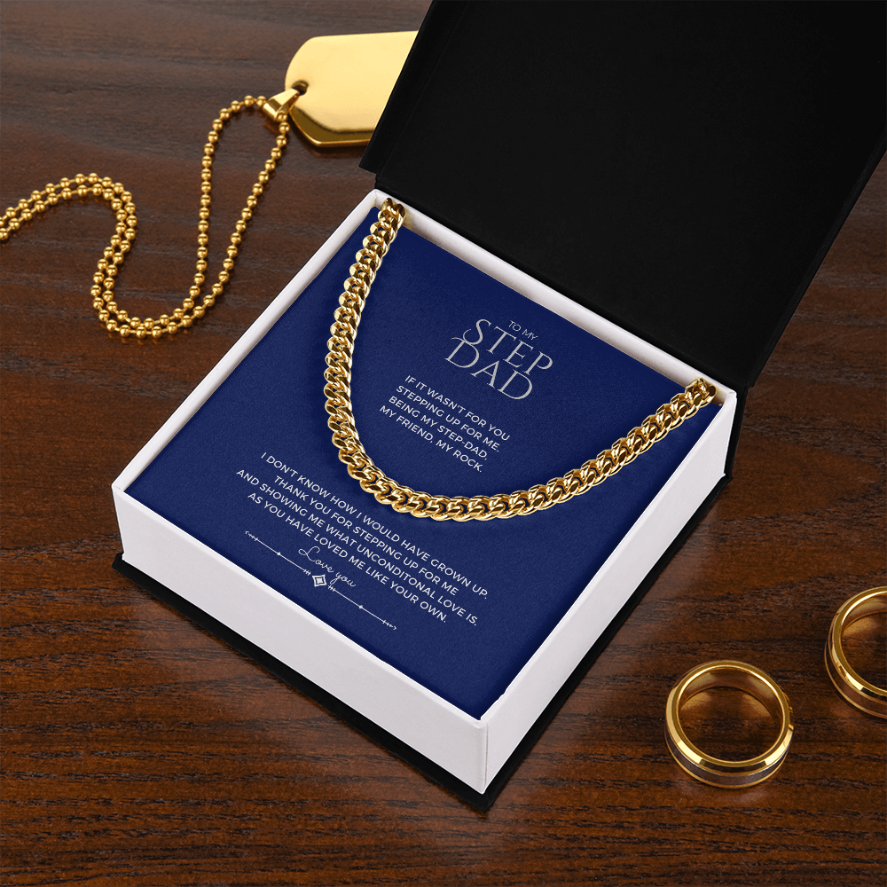 STEP FATHERS CURB CHAIN GIFT