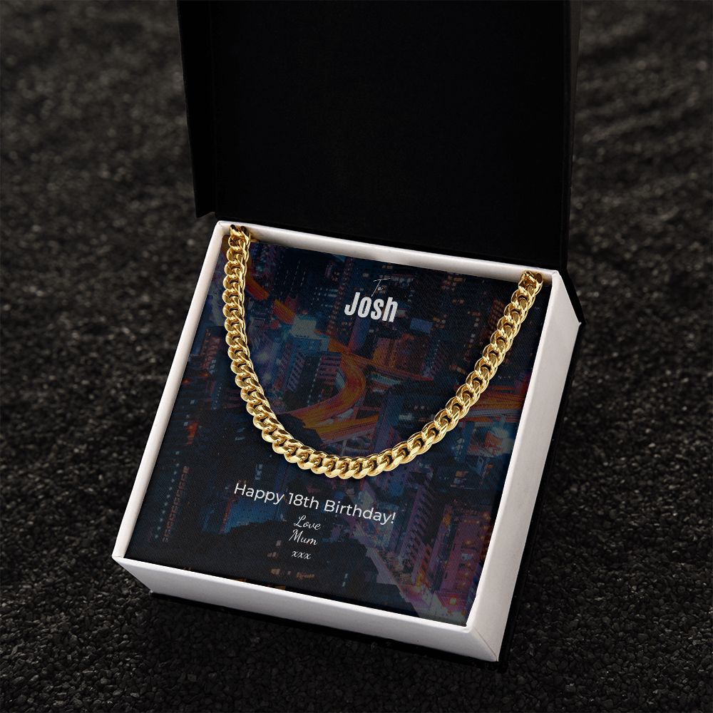 Josh 18th Birthday chain