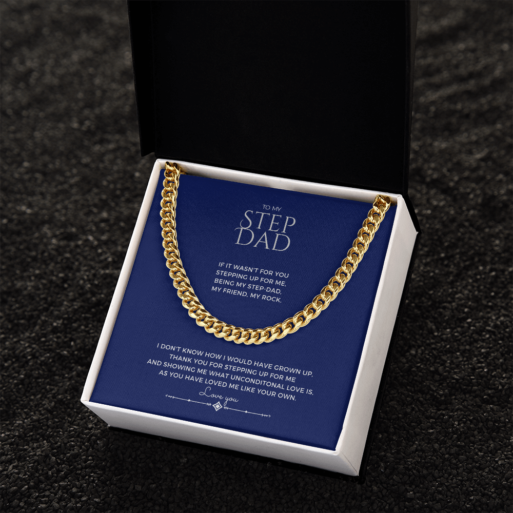 STEP FATHERS CURB CHAIN GIFT
