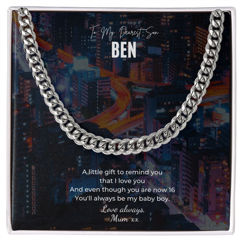 My son Ben