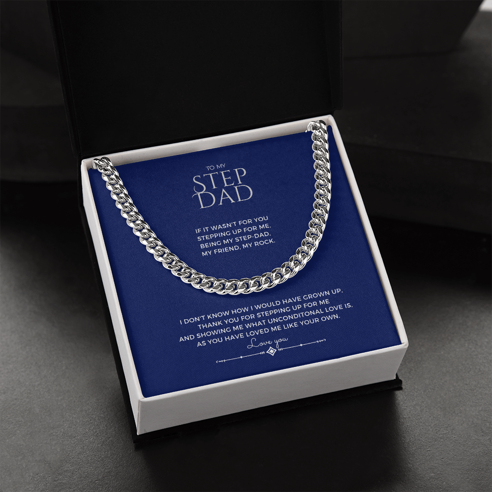 STEP FATHERS CURB CHAIN GIFT