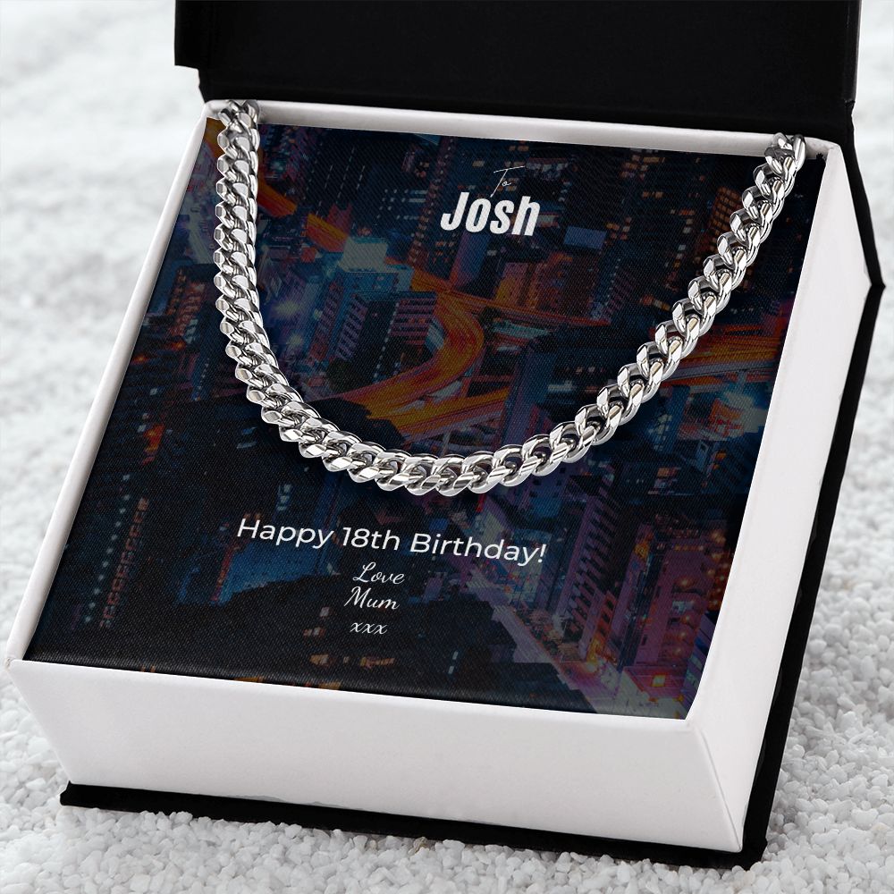 Josh 18th Birthday chain