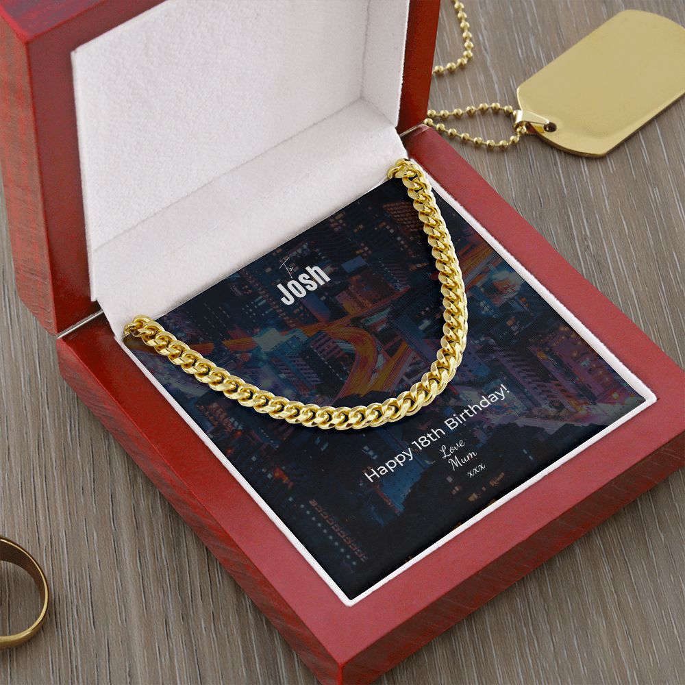 Josh 18th Birthday chain
