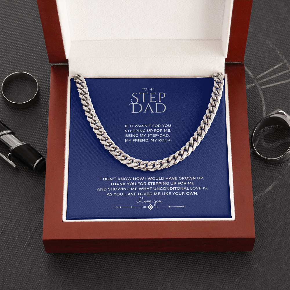 STEP FATHERS CURB CHAIN GIFT