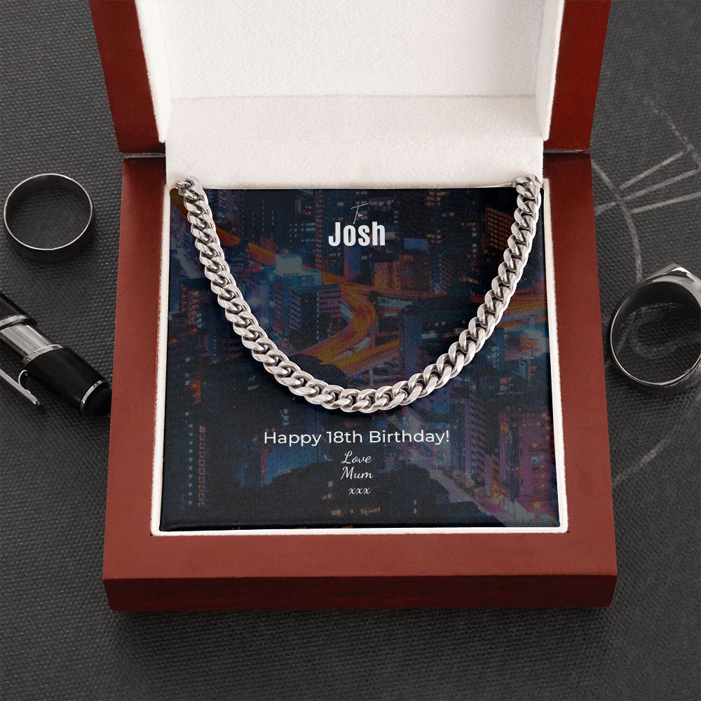 Josh 18th Birthday chain