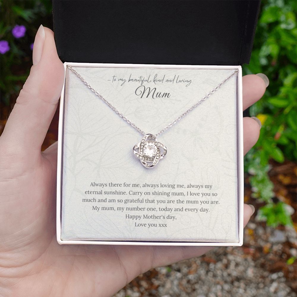 Mothers day gift message necklace
