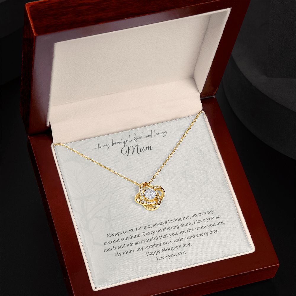 Mothers day gift message necklace