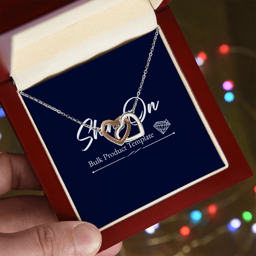 Girlfriend Gift Message Heart Necklace